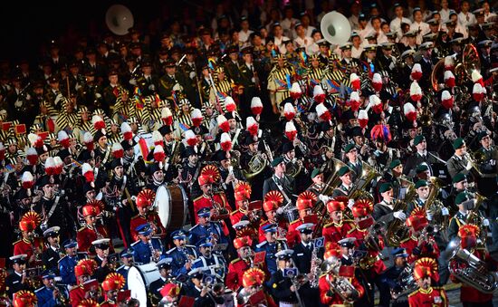 Spasskaya Tower International Military Music Festival closing ceremony