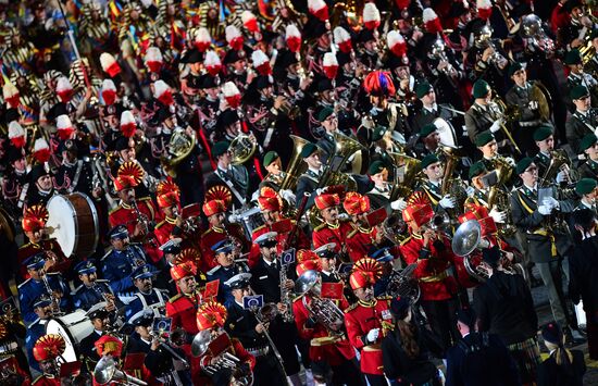 Spasskaya Tower International Military Music Festival closing ceremony