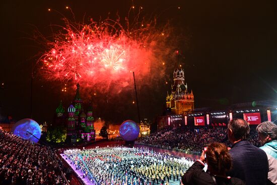 Spasskaya Tower International Military Music Festival closing ceremony