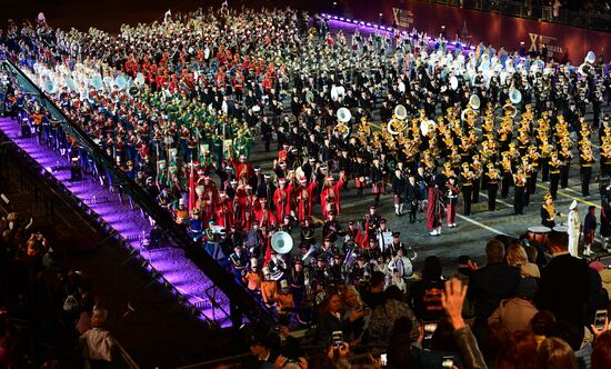 Spasskaya Tower International Military Music Festival closing ceremony