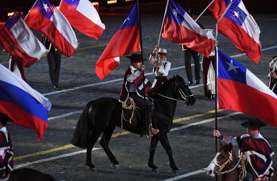 Spasskaya Tower International Military Music Festival closing ceremony