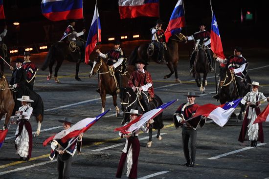 Spasskaya Tower International Military Music Festival closing ceremony