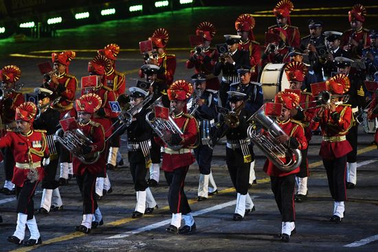 Spasskaya Tower International Military Music Festival closing ceremony