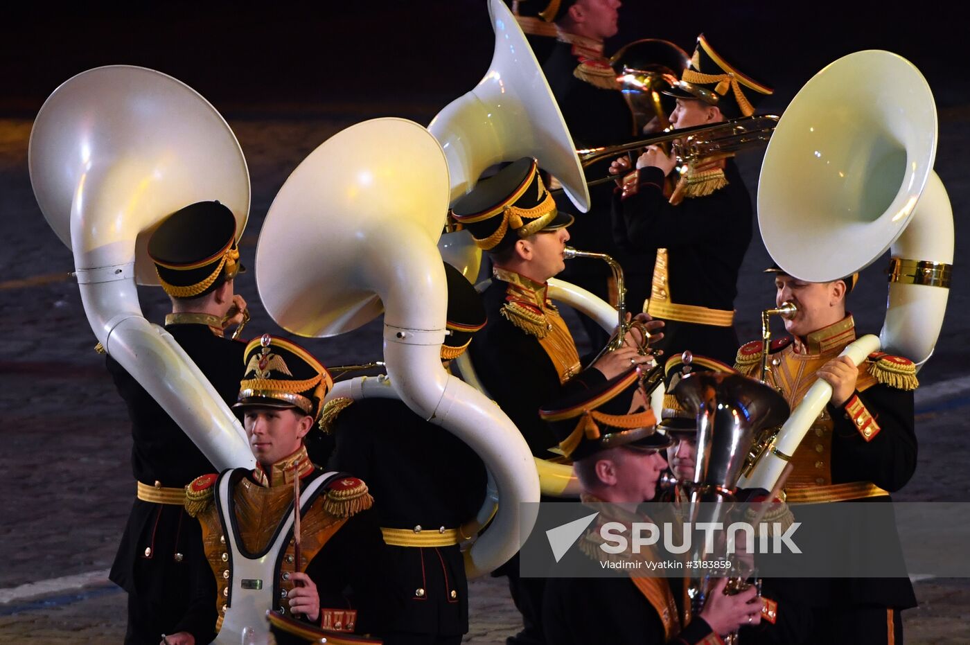 Spasskaya Tower International Military Music Festival closing ceremony