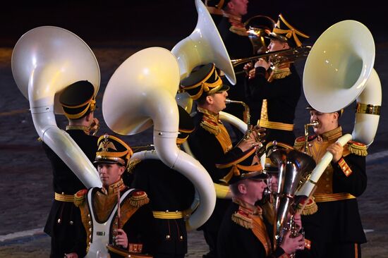 Spasskaya Tower International Military Music Festival closing ceremony