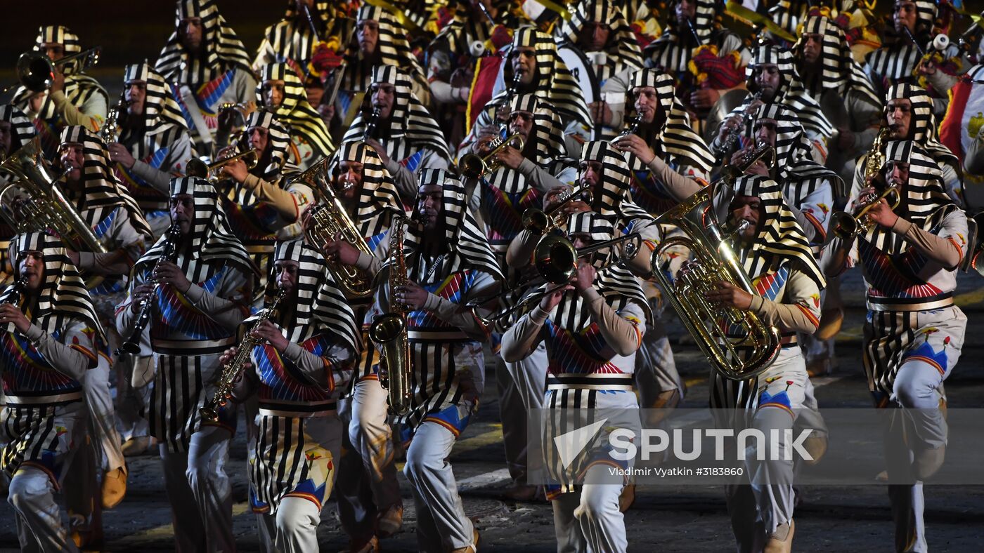 Spasskaya Tower International Military Music Festival closing ceremony