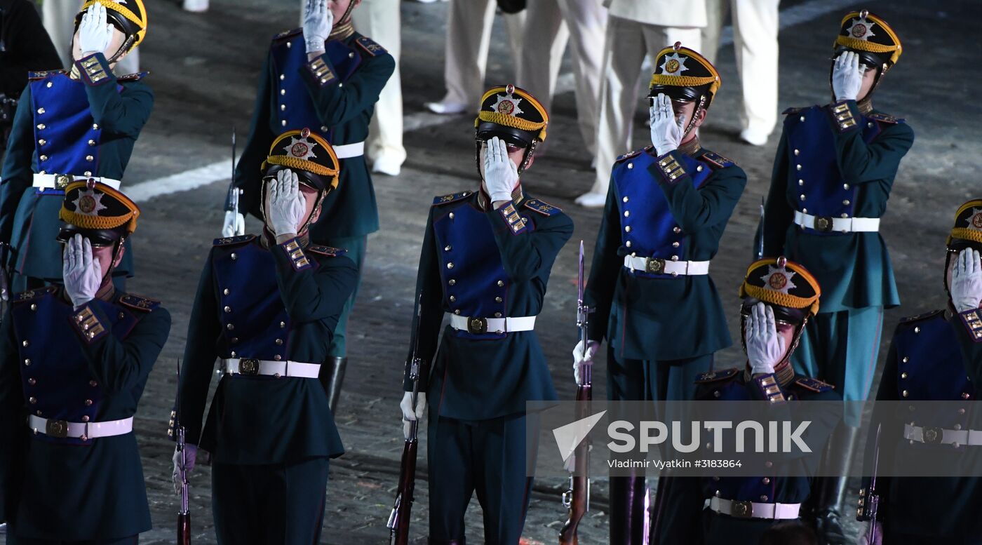 Spasskaya Tower International Military Music Festival closing ceremony
