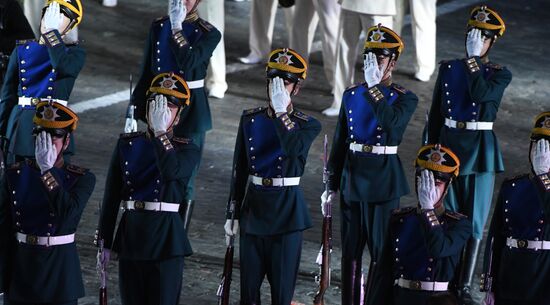 Spasskaya Tower International Military Music Festival closing ceremony