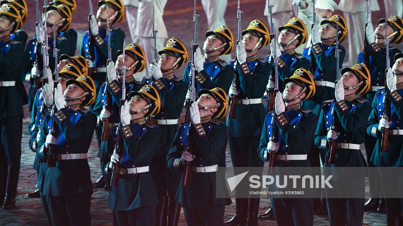 Spasskaya Tower International Military Music Festival closing ceremony