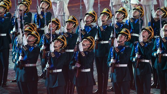 Spasskaya Tower International Military Music Festival closing ceremony