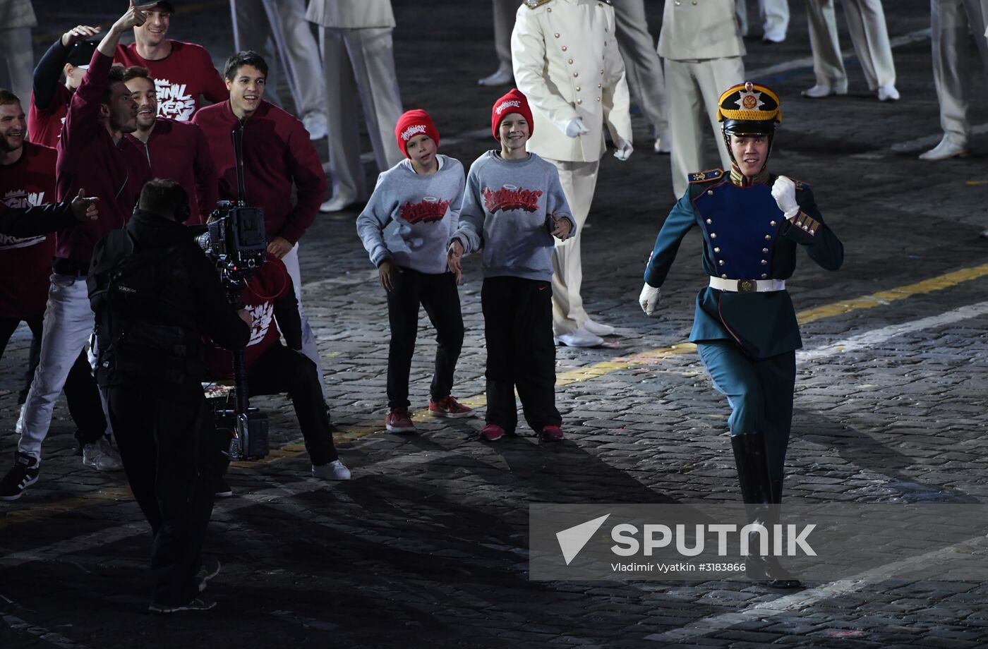 Spasskaya Tower International Military Music Festival closing ceremony