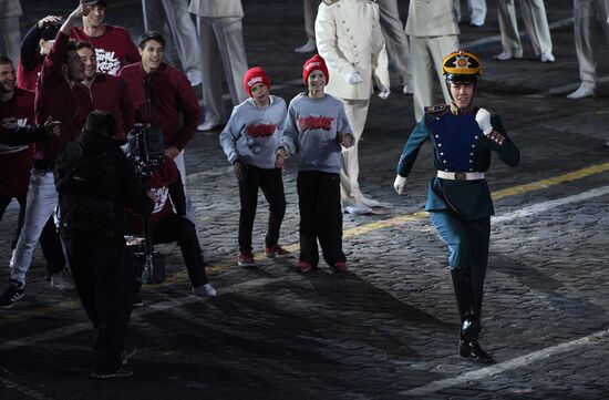 Spasskaya Tower International Military Music Festival closing ceremony