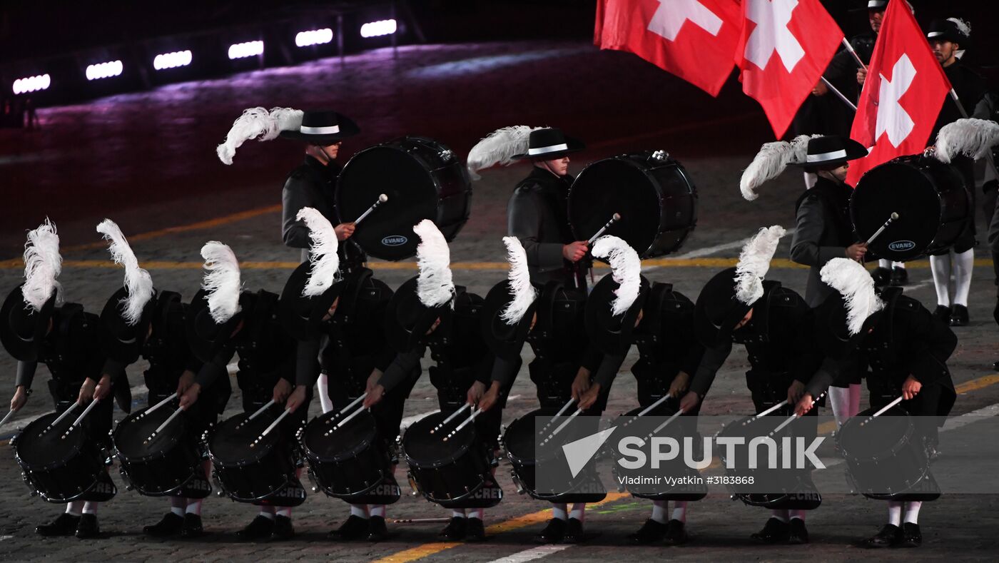 Spasskaya Tower International Military Music Festival closing ceremony