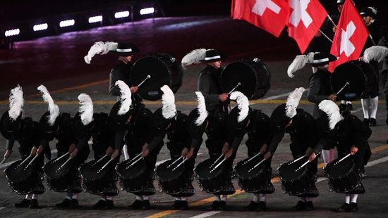 Spasskaya Tower International Military Music Festival closing ceremony