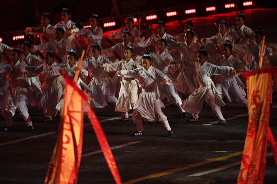 Spasskaya Tower International Military Music Festival closing ceremony