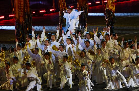 Spasskaya Tower International Military Music Festival closing ceremony