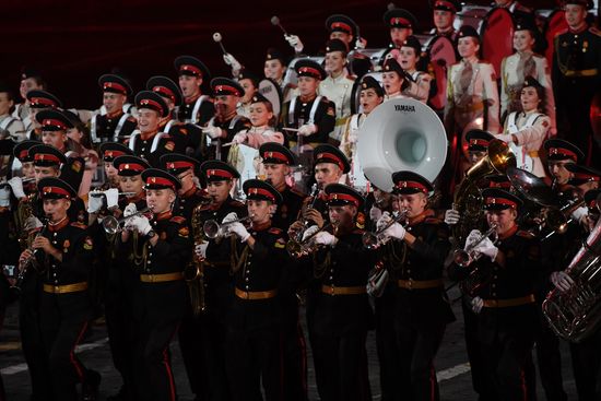 Closing ceremony of Spasskaya Tower Festival