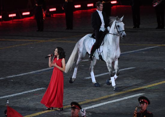 Closing ceremony of Spasskaya Tower Festival