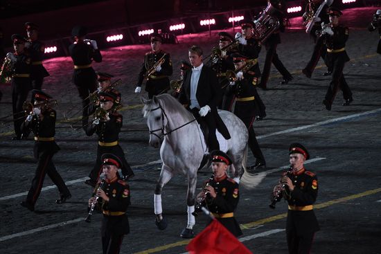 Closing ceremony of Spasskaya Tower Festival