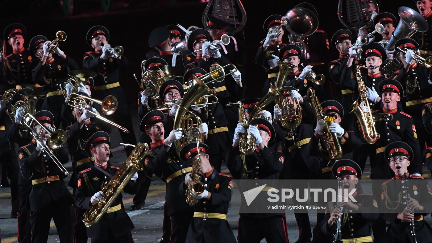 Closing ceremony of Spasskaya Tower Festival