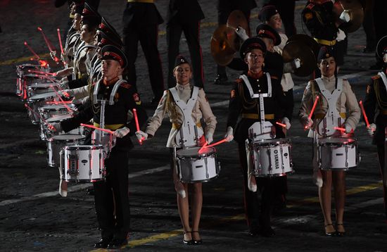 Closing ceremony of Spasskaya Tower Festival