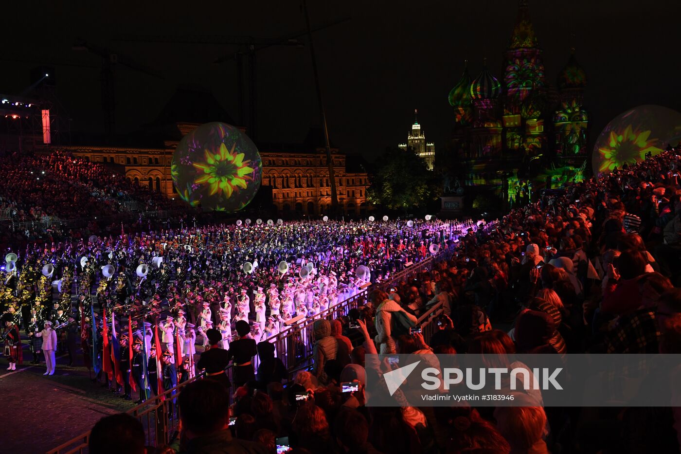 Closing ceremony of Spasskaya Tower Festival