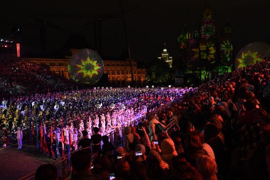 Closing ceremony of Spasskaya Tower Festival