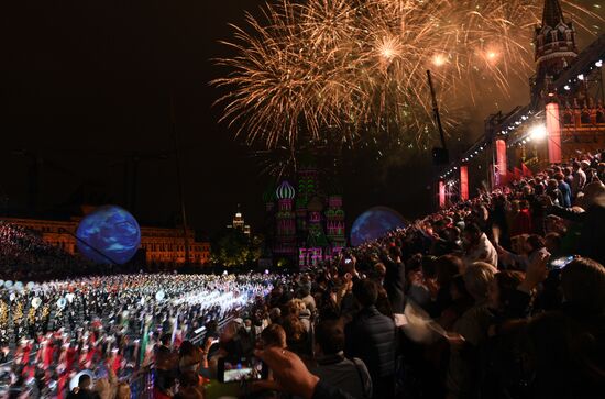 Closing ceremony of Spasskaya Tower Festival