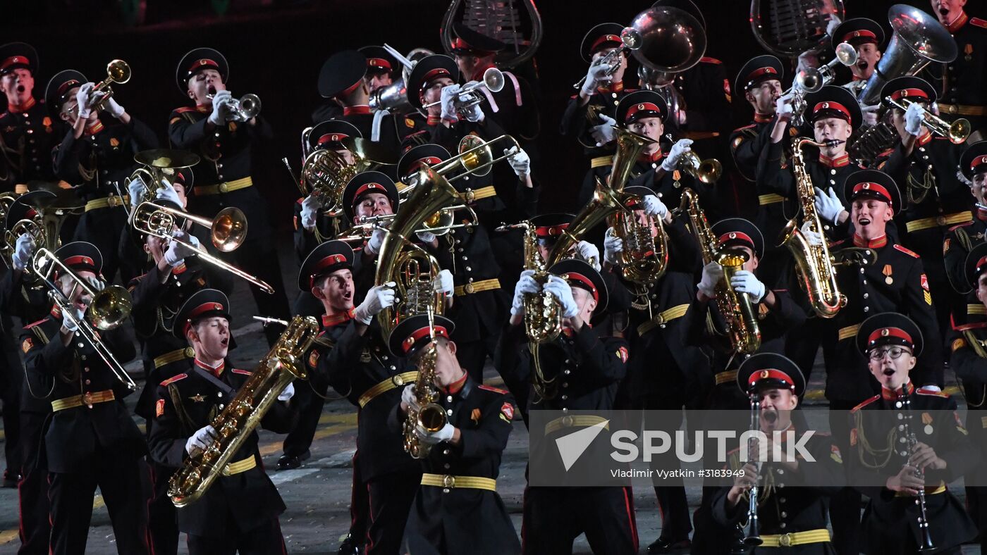 Closing ceremony of Spasskaya Tower Festival