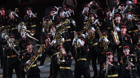 Closing ceremony of Spasskaya Tower Festival