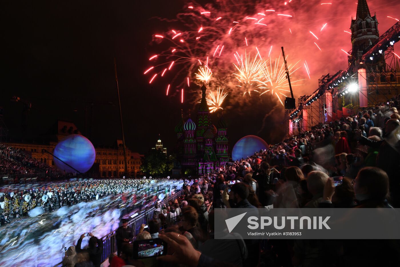 Closing ceremony of Spasskaya Tower Festival