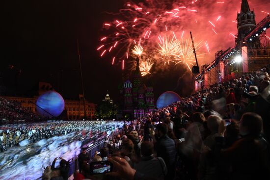 Closing ceremony of Spasskaya Tower Festival