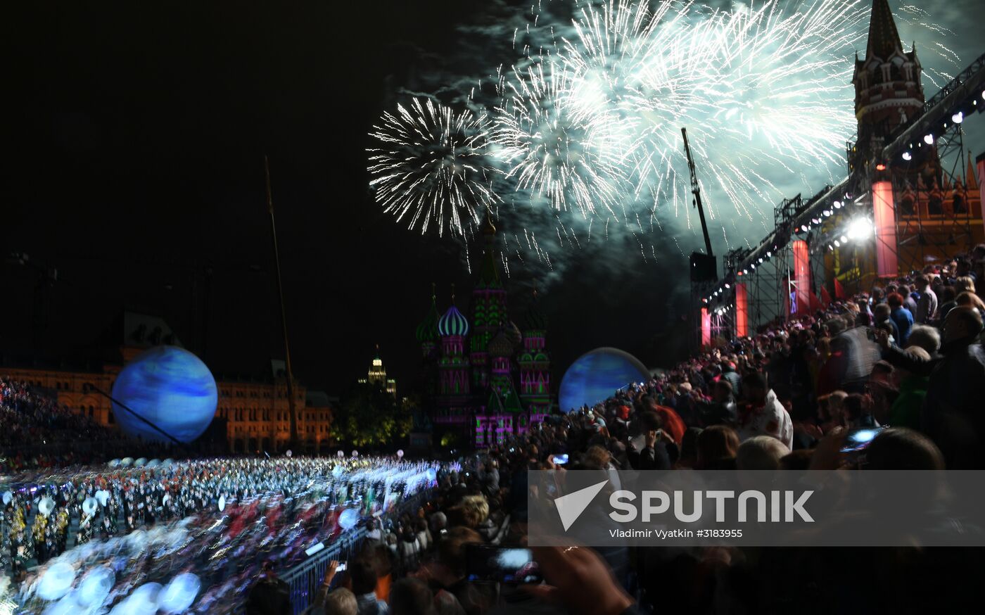 Closing ceremony of Spasskaya Tower Festival
