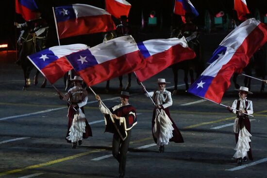 Closing ceremony of Spasskaya Tower Festival