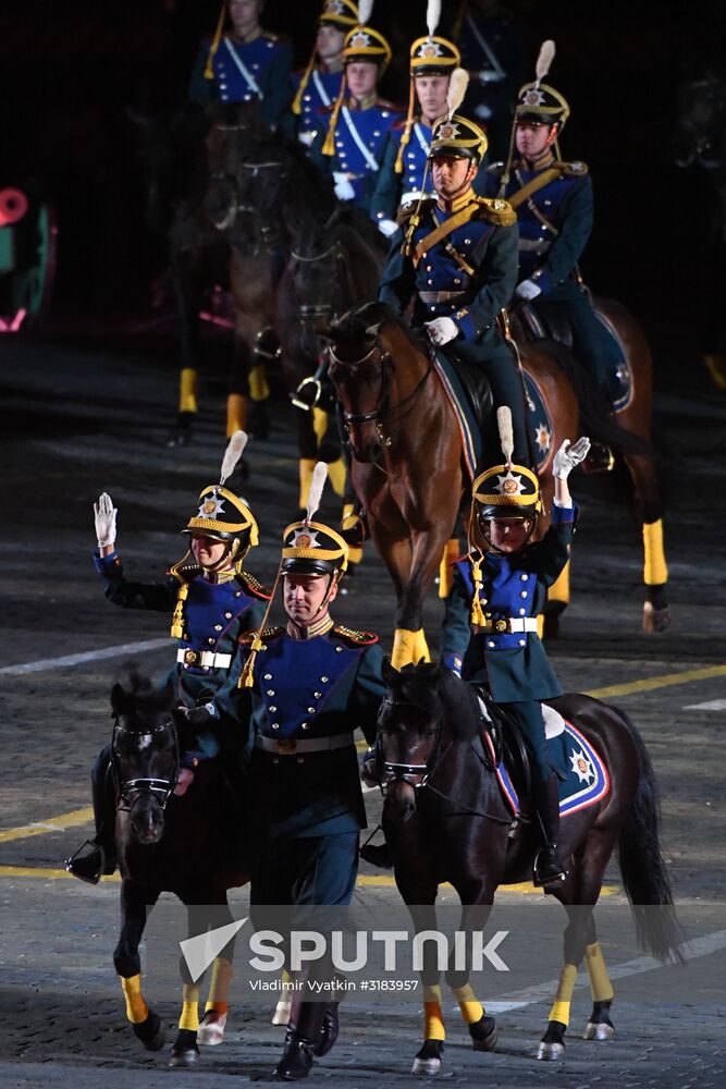 Closing ceremony of Spasskaya Tower Festival