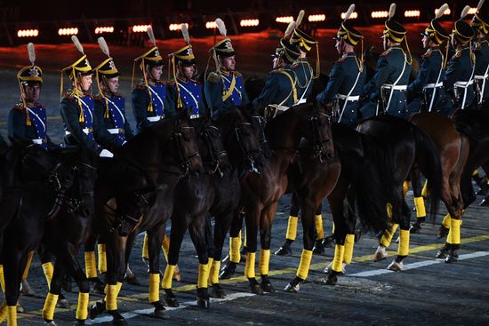 Closing ceremony of Spasskaya Tower Festival