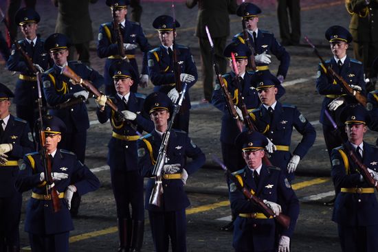 Closing ceremony of Spasskaya Tower Festival