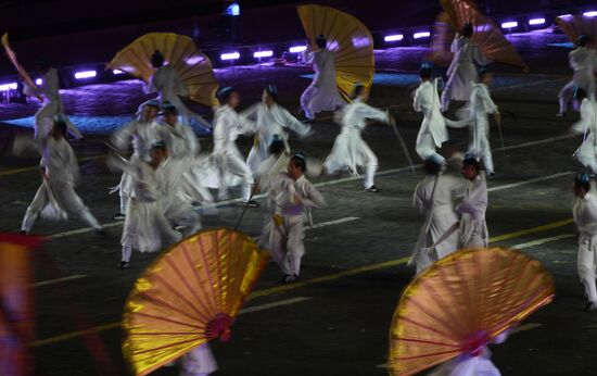 Closing ceremony of Spasskaya Tower Festival