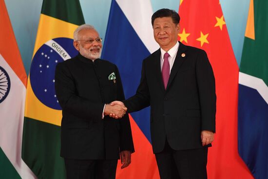 Russian President Vladimir Putin participates in BRICS summit