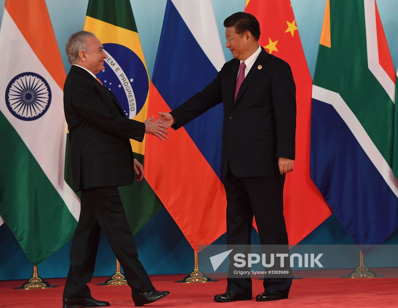 Russian President Vladimir Putin participates in BRICS summit