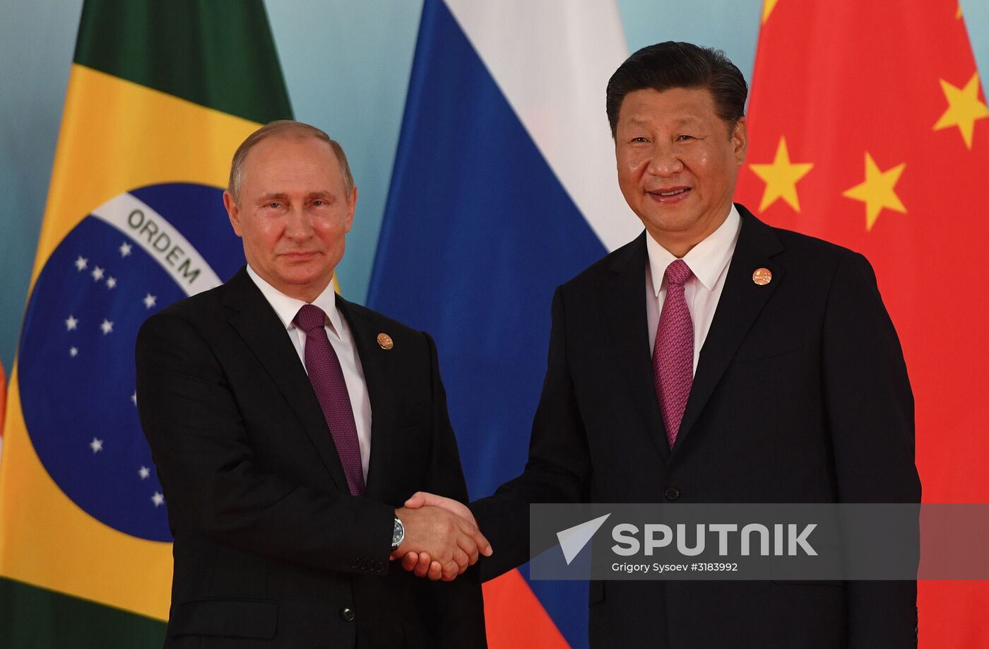 Russian President Vladimir Putin participates in BRICS summit