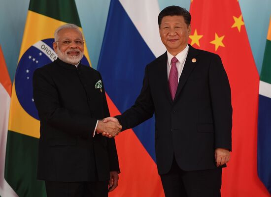 Russian President Vladimir Putin participates in BRICS summit