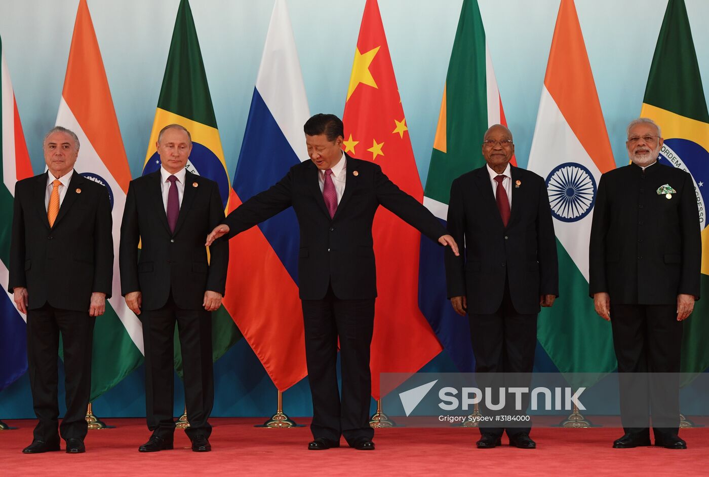 Russian President Vladimir Putin participates in BRICS summit