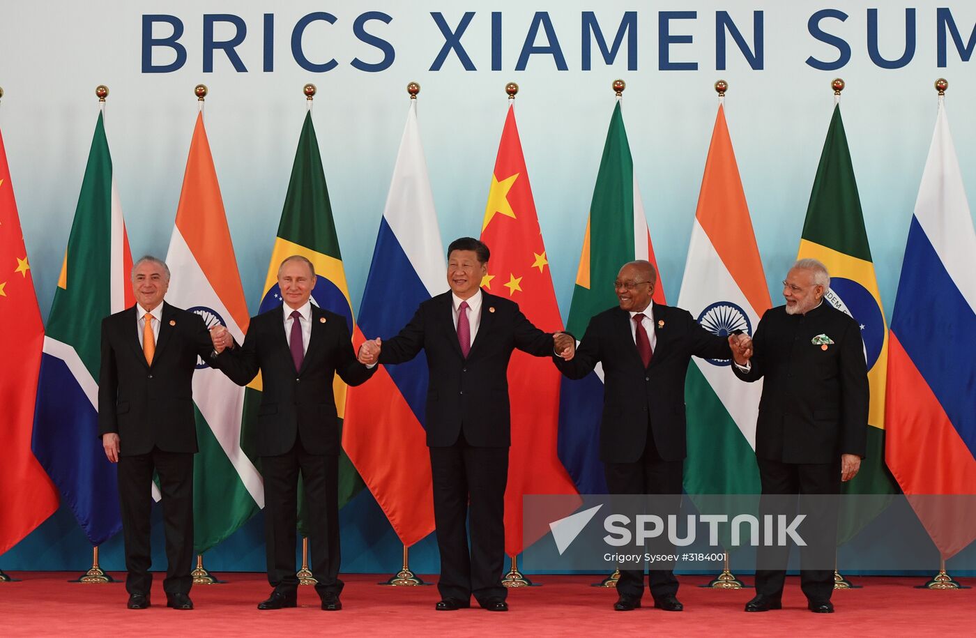 Russian President Vladimir Putin participates in BRICS summit