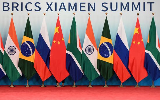 Russian President Vladimir Putin participates in BRICS summit