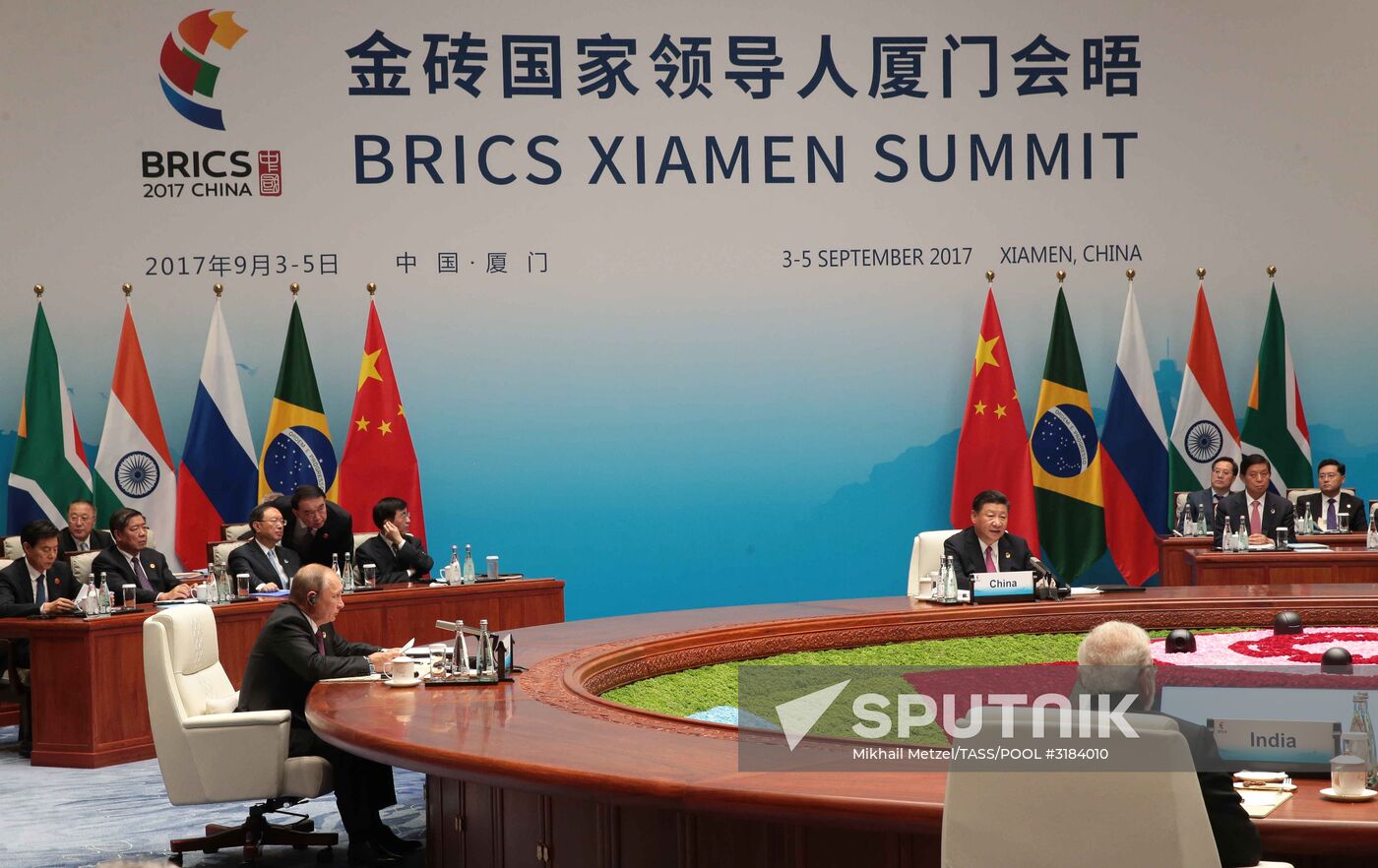 Russian President Vladimir Putin participates in BRICS summit