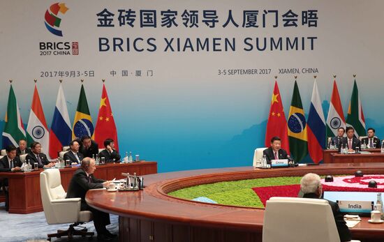 Russian President Vladimir Putin participates in BRICS summit