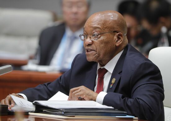 Russian President Vladimir Putin participates in BRICS summit