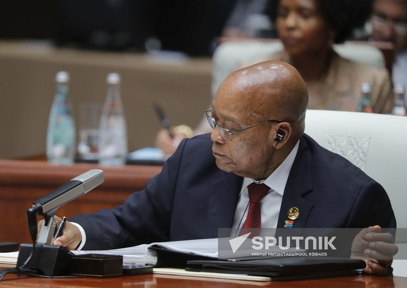 Russian President Vladimir Putin participates in BRICS summit