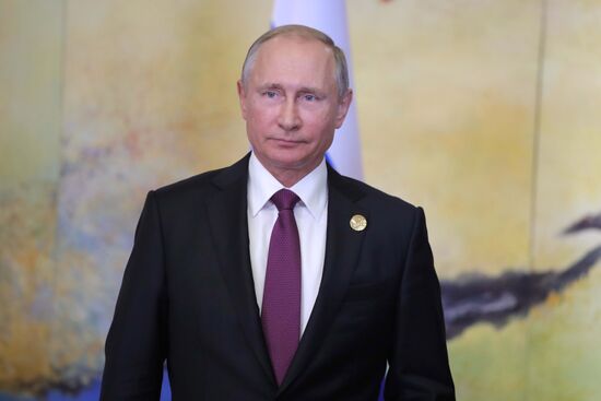 Russian President Vladimir Putin participates in BRICS summit